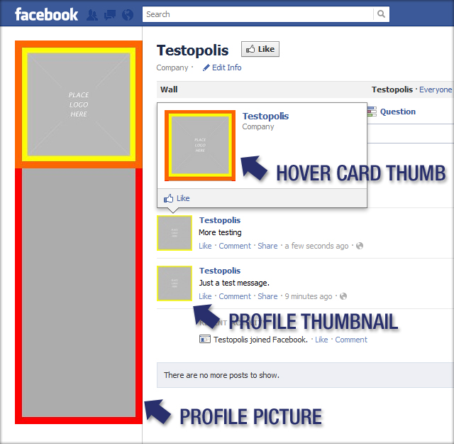 facebook profile info template